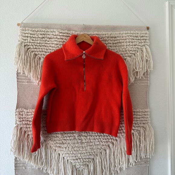 Maje Matelot Half Zip Sweater - Picture 1 of 8